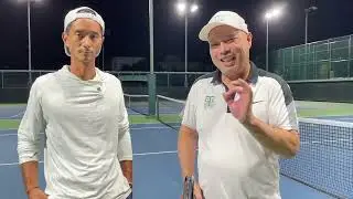 DAN THE TENNIS GENIUS MAN'S FAVORITE TENNIS RACKET - PRINCE TWISTPOWER X97 TOUR TENNIS RACKET