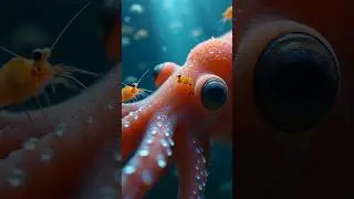 Underwater is squid video | AI generated animation.