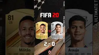 EDER MILITAO VS ARAUJO FIFA EVOLUTION #eafc24 #fifa #football #shorts #austor