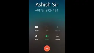 Ashish Sir Record Prank 🔥😂 | One Side Call Prank | Phone wala | Ashish Sar | Call | Call Recording