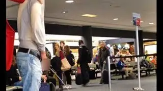 'Twilight' Actor Bronson Pelletier Peeing in the Airport Terminal!! LMAO WTF?