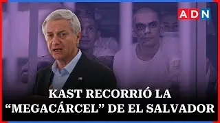Así fue la visita de José Antonio Kast al CECOT, la cárcel de MÁXIMA SEGURIDAD de El Salvador