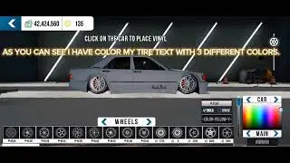 HOW TO COLOR TIRE TEXT WITH MANY DIFFERENT COLORS.LIKE AND SUBSCRIBE
