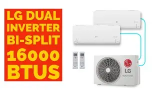LG dual Inverter Bi-Split 16000 Btus