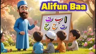 Alifun Baa | Learn Arabic Letters | Arabic 29 Letters Song | Alphabet Song | Nasheed | Aao Sikhen