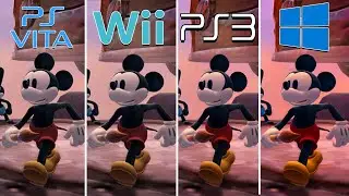 Epic Mickey 2: The Power of Two (2012) PS Vita vs Wii vs PS3 vs PC (Which One is Better?)