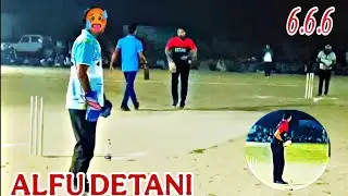💥 ALFU DETANI – वो दौर जब सिर्फ़ एक ही नाम चलता था | खावड़ का बादशाह 👑 #detanivsbkt #cricket 