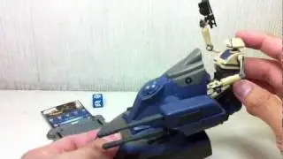 Star Wars Clone Wars Armored Scout Tank with Tactical Droid