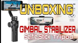 GIMBAL STABILIZER UNBOXING Selfie Stick Tripod | MY 1st UNBOXING | Papski Edong TV