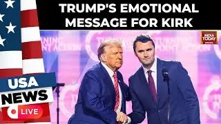 LIVE: Donald Trump's Close Ally Charlie Kirk Shot Dead | Trump's Emotional Message For Kirk's Family