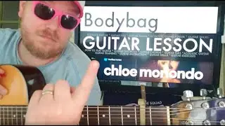 How To Play Bodybag Guitar Chloe Moriondo // easy guitar tutorial beginner lesson easy chords