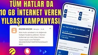 &Uuml;CRETSİZ 10 GB İNTERNET KAMPANYASI T&Uuml;M HATLARDA GE&Ccedil;ERLİ | Bedava İnternet 2026