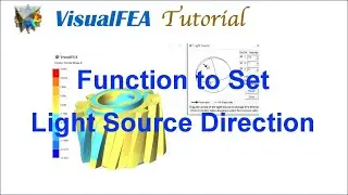 Function to Set the Light Source Direction for shaded image of three dimensional models.