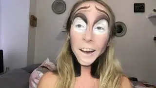 Tim Burton Inspired Halloween Makeup