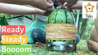 Watermelon Experiment Video for Kids | Rubber Bands on Watermelon Experiment at Home