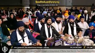 055 Bhai Gurdeep Singh Jee Toronto at Thursday PM Toronto December 2025 Akhand Keertan Smaagam