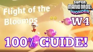 Все цветочные монеты и чудо-цветок. 100% ГИД по игре &laquo;Полёт цветков&raquo;! | Super Mario Bros. Wonder