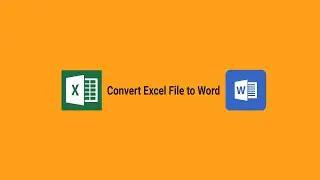 Convert an Excel Worksheet to Word Document