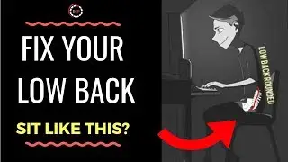 SIT LIKE THIS? Easy Exercises for Gamers to Fix low back pain | 1HP Exercise of the Week