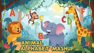 Jungle Adventure: The Animal Alphabet Mashup | Fun Alphabet Learning Video for Kids| Animagic Studio