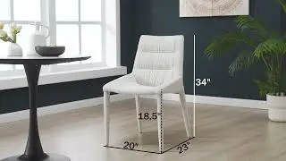 Kelsey Fabric Dining Side Chair, Boucle Beige