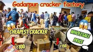 Gadarpur cracker factory🧨||Cheapest cracker😱|| wholesale price||#crackers #gadarpur #Cheapest #viral