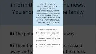 NREMT Practice Question Number 16