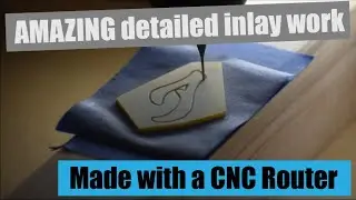 Making an Inlay logo out of Gold Mother of Pearl