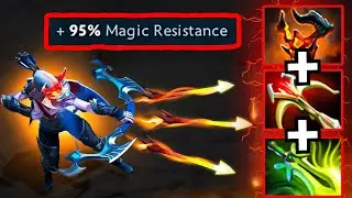 Daedalus + Butterfly Insane Burst Damage Drow ranger 44Kills with 95% Magic Resistance