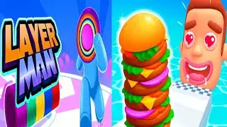 Layer Man vs Sandwich Runner | Epic Food Running Challenge