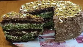 Торт «Дубайський шоколад». Східна казка / Dubai Chocolate Cake. An Oriental Fairytale | Luxury Cake!