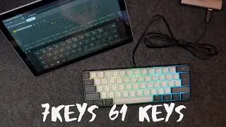 SMALL GAMING KEYBOARD - 7KEYS SURPRISE!!!! GULAT NGANI ( UNBOX AND TEST )