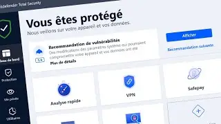 Pr&eacute;sentation de l'antivirus Bitdefender Total Security 2021