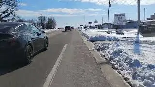 Getting ready to travel across country on my e bike with my cat winter