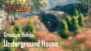 Underground House - Valheim - Creative Builds Series