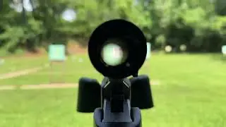 Parallax error on an NCStar 4x32E pistol scope