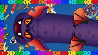🐍WORMSZONE.IO 🔥#019  - Biggest snake in the world 🏆 Epic Worms Zone Best Gameplay 🐍 HvNH79