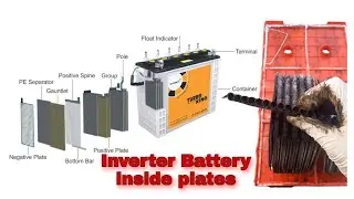 Inverter Battery inside plates. || Best Inverter battery.  || Inverter battery repair. #battery