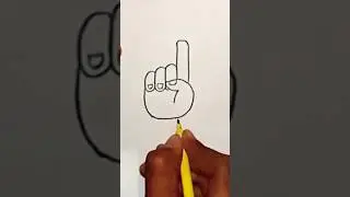 #short easy ☝️☝️one finger drawing #artwork