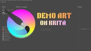 Krita demo picture art || how to art krita ?