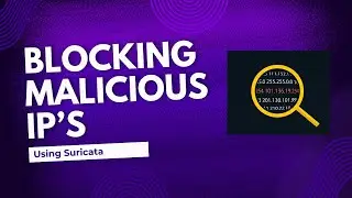 Blocking Malicious IPs using Suricata