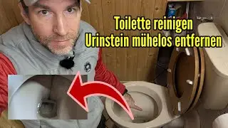 Toilette reinigen Urinstein entfernen so geht's ganz leicht