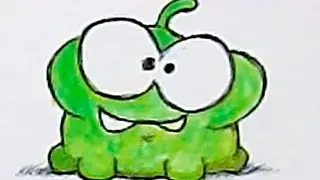 How I Draw Om Nom Cut the Rope 6