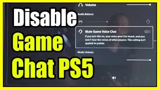 Как отключить и заглушить внутриигровой голосовой чат в настройках PS5 (быстрое руководство)