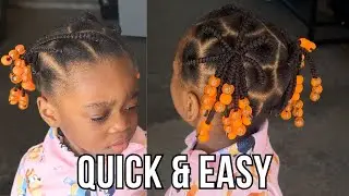 Toddler Hairstyle with Beads | Easy & Cute Hairstyle for Little Ones!