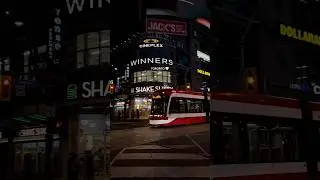 Toronto is a vibe at night ✨ 📍Sankofa Square (formerly Yonge-Dundas Square) #views #torontolife