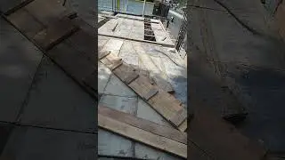 Roof centering work.