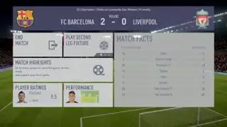 FIFA 18 Barcelona vs Liverpool