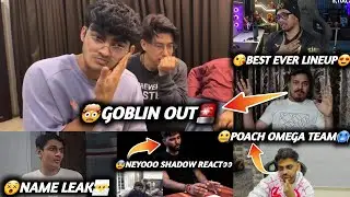 GOBLIN OUT - SOUL💔😱 NEYOO & SHADOW REACT PUNK🚨HECTOR POACH OMEGA TEAM🥶🤯SCOUT BEST BGMI-LINEUP😍