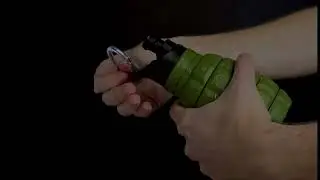 Collapsible #water bottle - #Grenade shape, #military style #shorts #waterbottle #militarystyle #fun